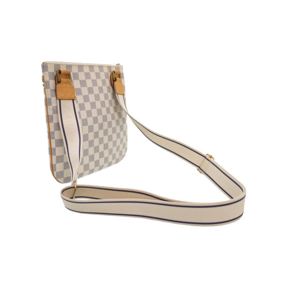 Louis Vuitton Bosphore Pochette Damier White Shoulder Azur Bag